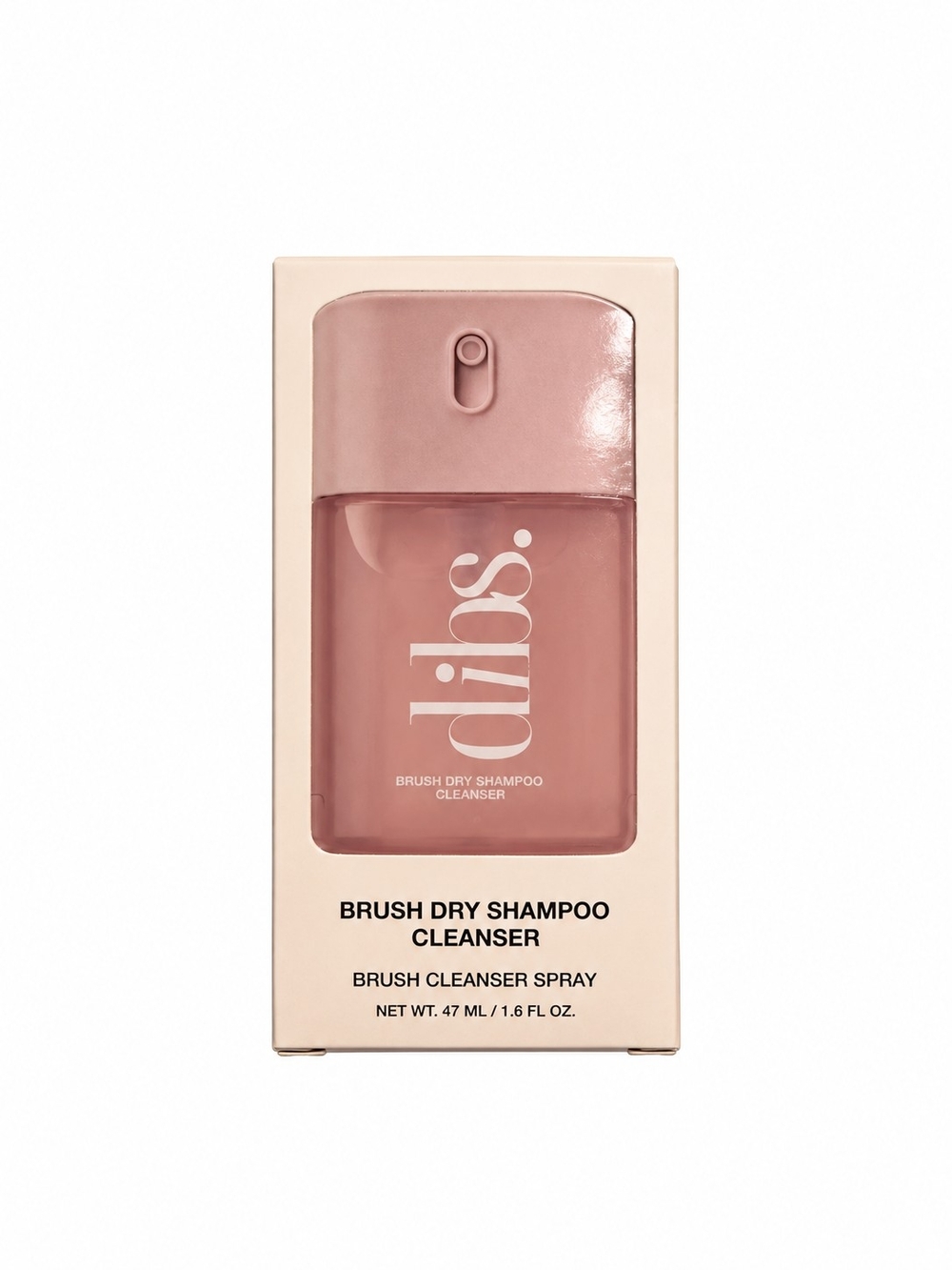 Brush Dry Shampoo Cleanser — Pink Brush Cleanser Spray / Brand New